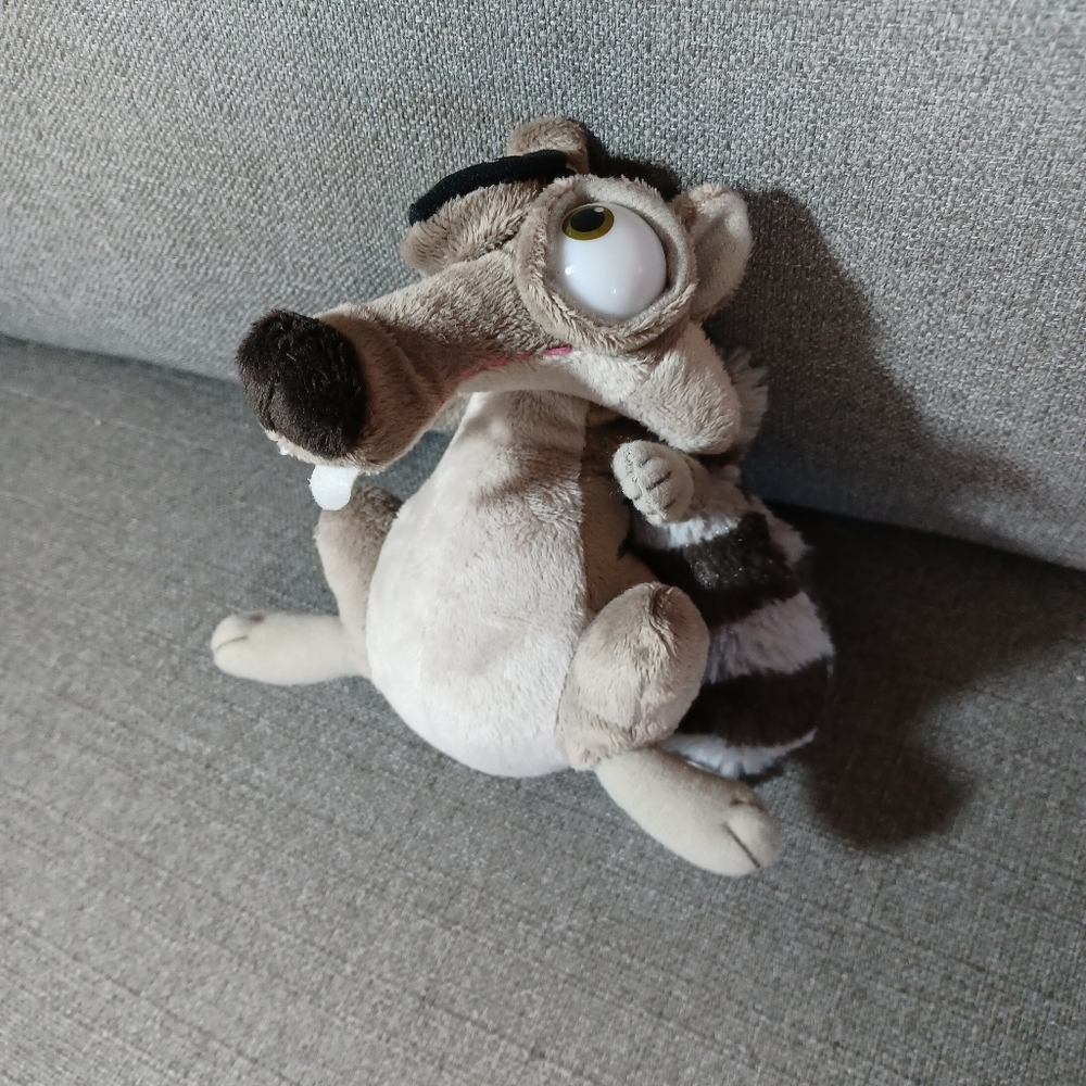 Scrat squirrel from Ice Age movie plush